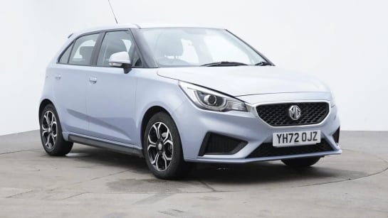 A 2022 MG 3 1.5 EXCITE VTI-TECH 5d 105 BHP 8in Touchscreen, Apple CarPlay, Air Conditioning, Rear Parking Sensors, 16in Alloys Southwark Silver, 16-Inch Alloys