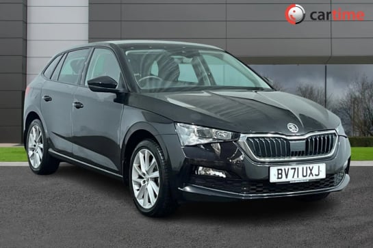 A 2022 SKODA SCALA 1.5 SE L TSI 5d 148 BHP 8in Satellite Navigation, Rear Parking Sensors, Apple CarPlay / Android Auto, DAB / Bluetooth, 17in Alloys Black Magic, 17-Inc