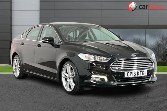 A 2016 FORD MONDEO 2.0 TITANIUM TDCI 5d 148 BHP DAB Digital Radio, Front And Rear Parking Sensors, Active Park Assist, 18In Alloy Wheels, Bluetooth Shadow Black, 16-Inch