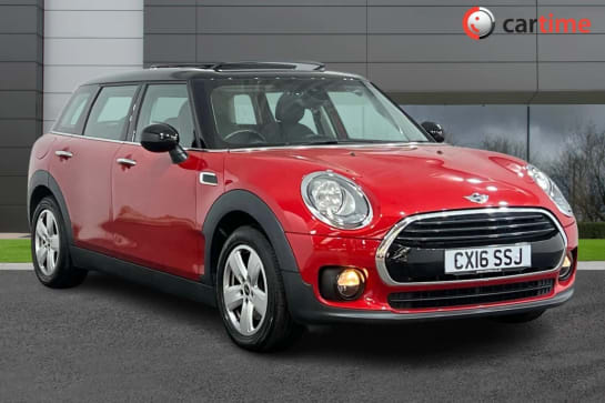 A 2016 MINI CLUBMAN 1.5 COOPER 5d 134 BHP Bluetooth/DAB, Panoramic Electric Sunroof, 16-Inch Alloys, Air Conditioning, Black Painted Roof Blazing Red, 16-Inch Alloy Wheel