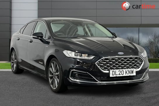 A 2020 FORD MONDEO 2.0 VIGNALE 4d 186 BHP Heated Front Seats, Touchscreen, Front / Rear Park Sensors, Satellite Navigation, 19-inch Alloy Wheels Agate Black, 19-Inch All