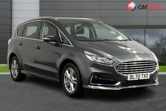A 2020 FORD S-MAX 2.0 TITANIUM ECOBLUE 5d 148 BHP Parking Sensors, Heated Windscreen, Ford SYNC DAB / Nav System, Cruise Control, Seven Seats Magnetic, 17-Inch Alloy Wh