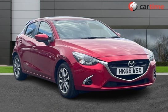 A 2018 MAZDA MAZDA2 1.5 GT SPORT NAV PLUS 5d 89 BHP 7-Inch Media Screen, Rear Park Sensors, Satellite Navigation, LED Headlights, Cruise Control Soul Red, 16-Inch Alloy W