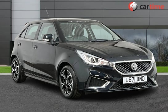 A 2022 MG 3 1.5 EXCLUSIVE NAV VTI-TECH 5d 105 BHP Satellite Navigation, Bluetooth, DAB Radio, Half Leather Seats, Rear Park Sensors Black Pearl, 16-Inch Alloy Whe