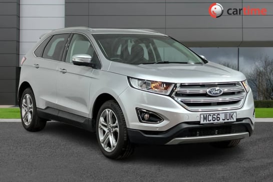 A 2017 FORD EDGE 2.0 TITANIUM TDCI 5d AUTO 207 BHP Rear View Camera, Heated Front Seats, Ford SYNC3, Power Tailgate, Keyless Entry Ingot Silver, 19-Inch Alloy Wheels