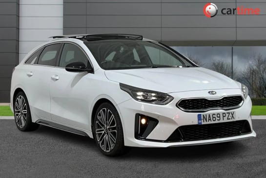 A 2019 KIA PROCEED 1.4 GT-LINE S ISG 5d 139 BHP Reverse Camera, Heated Front/Rear Seats, Heated Steering Wheel, Wireless Mobile Charging, 10-Inch Touchscreen Fusion Whit
