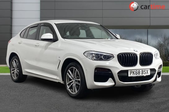 A 2018 BMW X4 2.0 XDRIVE20D M SPORT 4d 188 BHP Reverse Camera, Heated Leather Seats, Privacy Glass, 6.5-Inch Pro Media Display, Cruise Control Alpine White, 19-Inch