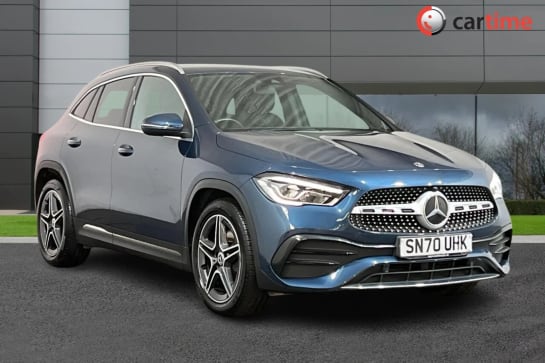 A 2020 MERCEDES-BENZ GLA CLASS 1.3 GLA 200 AMG LINE 5d 161 BHP Media DIsplay, DAB / Bluetooth, USB Connection, Heated Front Seats,19In Alloy Wheels Denim Blue, 19-Inch Alloy Wheels