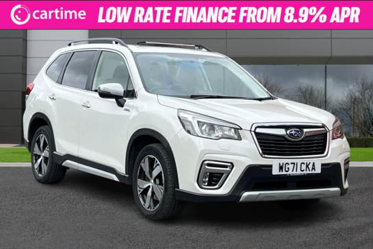 A 2022 SUBARU FORESTER 2.0 E-BOXER XE PREMIUM 5d 148 BHP Heated Front Seats, Reversing Camera, 8-Inch Touchscreen, DAB Digital Radio, Keyless Entry Crystal White, 17-Inch Al