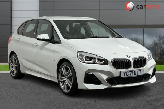A 2021 BMW 2 SERIES ACTIVE TOURER 1.5 225XE M SPORT 5d 134 BHP Satellite Navigation, Parking Sensors, Full Leather Interior, Bluetooth / DAB, Heated Seats Alpine White, 18-Inch Alloy W