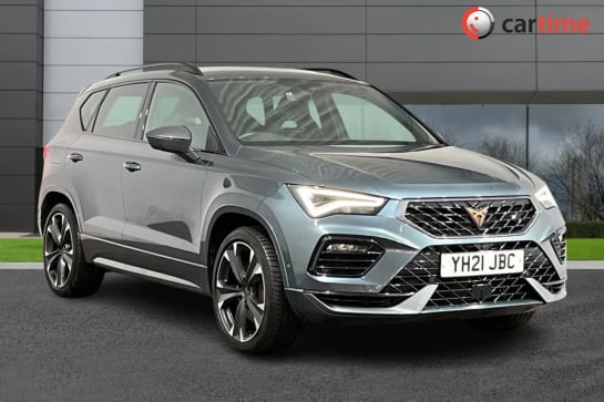 A 0 CUPRA ATECA 2.0 TSI VZ1 4DRIVE DSG 5d 296 BHP Touchscreen, Apple CarPlay / Android Auto, Satellite Navigation, Reverse Camera, Alcantara Seats Graphite Grey, 19-I