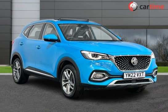 A 2022 MG MG HS 1.5 EXCLUSIVE 5d 160 BHP Rear View Camera, Heated Seats, Powered Tailgate, Blind Spot Monitoring, Android/Apple Holborn Blue, 18-Inch Alloy Wheels