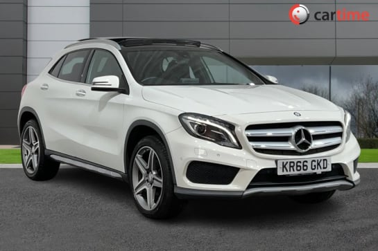 A 2016 MERCEDES-BENZ GLA CLASS 2.1 GLA 200 D AMG LINE PREMIUM PLUS 5d 134 BHP 8Inch Media, Powered Tailgate, 19In Alloy Wheels, Reverse Camera, Privacy Glass White, Air Con