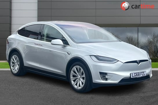 A 2018 TESLA MODEL X 75D 5d 88 BHP Panoramic Roof, AutoPilot, Heated Leather, 17in Touchscreen, Sat Nav / Bluetooth 20in Alloys, Midnight Silver