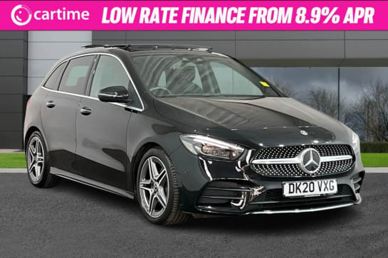 A 2020 MERCEDES-BENZ B CLASS 1.3 B 200 AMG LINE PREMIUM PLUS 5d 161 BHP Ambient Lighting, Reverse Camera, Wireless Charging, Mirror Package, Heated Front Seats Cosmos Black, 18-In