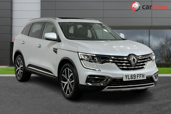 A 2019 RENAULT KOLEOS 2.0 GT LINE DCI X-TRONIC 5d 188 BHP R-Link2 Multimedia System, 8.7-Inch Touchscreen, Heated Front Seats, Reverse Camera, Sat Nav Universal White, 19-I