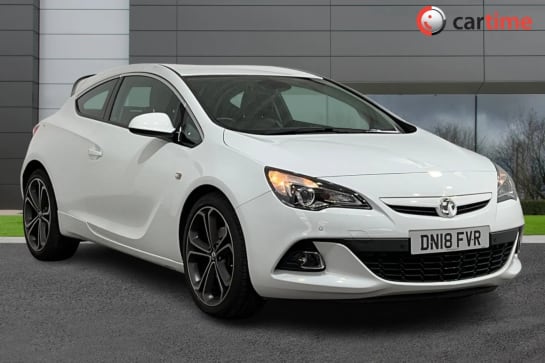 A 2018 VAUXHALL ASTRA GTC 1.4 LIMITED EDITION S/S 3d 138 BHP Air Conditioning, Cruise Control, Digital Radio, 20In Alloys, Bluetooth Summit White, 20In Alloy Wheels