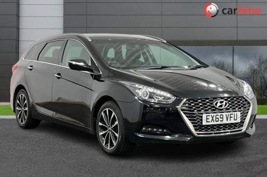 A 2019 HYUNDAI I40 1.6 CRDI SE NAV 5d 135 BHP Android Auto/Apple CarPlay, Rear Camera, Heated Seats, USB/AUX, Heated Steering Wheel Phantom Black, 17In Alloy Wheels