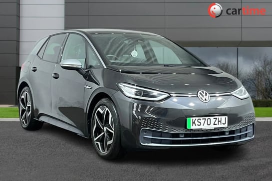 A 2020 VOLKSWAGEN ID3 FIRST EDITION 5d 202 BHP 10-Inch Infotainment, Ambient Lighting, Adaptive Cruise Control, Wireless App Connect, Comfort Package Plus Moonstone Grey, 1