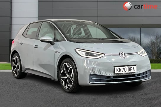 A 2020 VOLKSWAGEN ID3 FIRST EDITION 5d 202 BHP 10-Inch Infotainment, Ambient Lighting, Adaptive Cruise Control, Wireless App Connect, Comfort Package Plus Moonstone Grey, 1