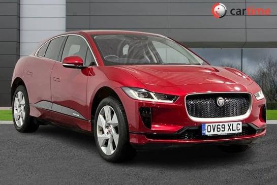 A 2019 JAGUAR I-PACE SE 5d 395 BHP 10in Touchscreen, Apple CarPlay / Android Auto, 360 Camera, Meridian Sound System, Voice Control Photon Red, 20In Alloy Wheels