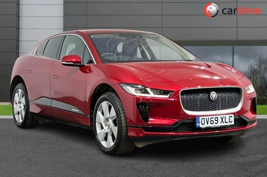 A 2019 JAGUAR I-PACE SE 5d 395 BHP 10in Touchscreen, Apple CarPlay / Android Auto, 360 Camera, Meridian Sound System, Voice Control Photon Red, 20In Alloy Wheels
