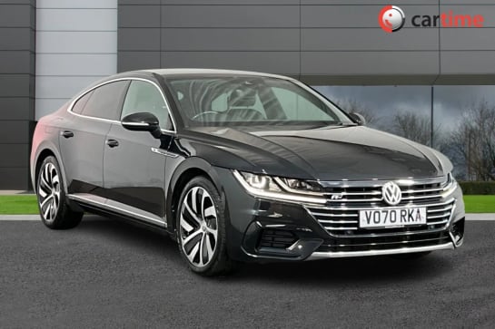 A 2020 VOLKSWAGEN ARTEON 2.0 R-LINE TDI DSG 5d 148 BHP Heated Seats, Parking Sensors, Privacy Glass, Adaptive Cruise Control, LED Headlights Deep Black, 19In Alloy Wheels