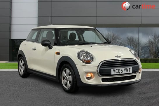 A 2015 MINI ONE 1.2 ONE 3d 101 BHP Air Conditioning, Automatic Headlights, 15In Alloys, Bluetooth/USB, Pepper Pack Pepper White, 15In Alloy Wheels