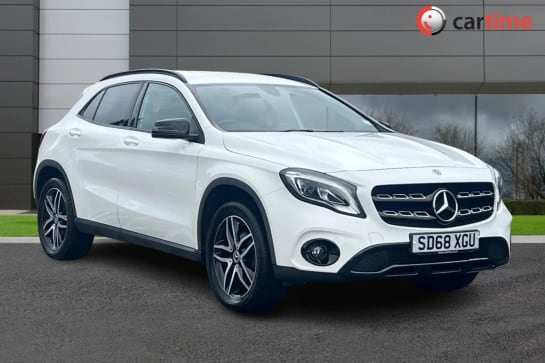 A 2018 MERCEDES-BENZ GLA CLASS 1.6 GLA 180 URBAN EDITION 5d 121 BHP Satellite Navigation, Half Leather Trim, Privacy Glass, Reversing Camera, 18In Alloy Wheels Polar White, 18-Inch