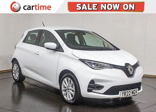 A 2022 RENAULT ZOE ICONIC 5d 135 BHP 7in Satellite Navigation Display, Apple CarPlay / Android Auto, Rear Parking Sensors, DAB / Bluetooth / USB, Keyless Entry / Start,