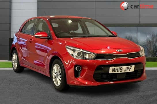 A 2019 KIA RIO 1.2 2 ISG 5d 83 BHP 7in Touchscreen, Reversing Camera, Apple CarPlay / Android Auto, Rear Parking Sensors, Cruise Control Red Paint, Cloth Seats