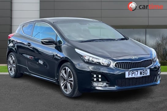 A 2017 KIA PRO CEED 1.0 GT-LINE S ISG 3d 118 BHP 7in Touchscreen, Reversing Camera, Apple CarPlay / Android Auto, 6 Speaker System, 17in Alloy Wheels 17in Alloys, Phantom