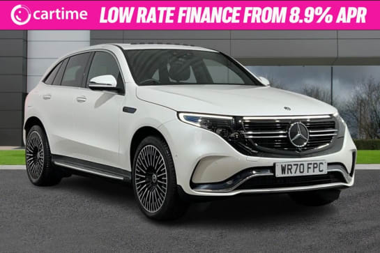 A 2020 MERCEDES-BENZ EQC EQC 400 4MATIC AMG LINE PREMIUM PLUS 5d 403 BHP Air Balance Package, Burmester Surround Sound, Heated Front Seats, Ambient Lighting, Electric Tailgate