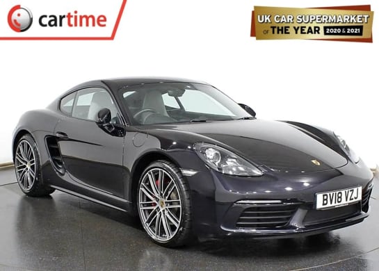 A 2018 PORSCHE 718 2.5 CAYMAN S PDK 2d 345 BHP Â£6,166 Upgraded Extras, 20in 911 Turbo Alloys, 7in Sat Nav / DVD Player, Front / Rear Parking Sensors, Duo-Leather Interio
