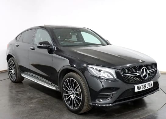 A 2018 MERCEDES-BENZ GLC COUPE 2.1 GLC 250 D 4MATIC AMG LINE PREMIUM PLUS 4d 201 BHP Â£3,120 Upgraded Extras - 20in Alloys, Glass Sliding Sunroof / Night Pack, 8.4in Satellite Naviga