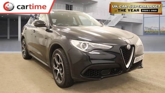 A 2019 ALFA ROMEO STELVIO 2.0 TB SPECIALE 5d 277 BHP Satellite Navigation System, Front / Rear Sensors, Heated Leather Interior, DAB / Bluetooth / USB, 20in Alloys / Elec Boot,