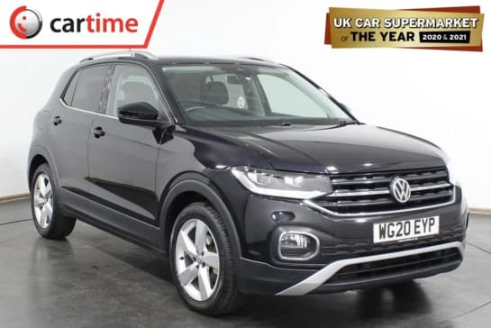 A 2020 VOLKSWAGEN T-CROSS 1.6 SEL TDI 5d 94 BHP 8in Touchscreen Display, Front / Rear Parking Sensors, Apple CarPlay / Android Auto, Half Leather Interior Seats, DAB / Bluetoot