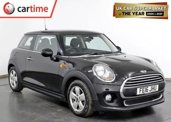 A 2016 MINI HATCH ONE 1.2 ONE 3d 101 BHP Â£2,480 Upgraded Extras, PEPPER Pack, 15in Alloy Wheels, DAB / Bluetooth / USB / USB, Dual-Zone Climate Control, Midnight Black Meta