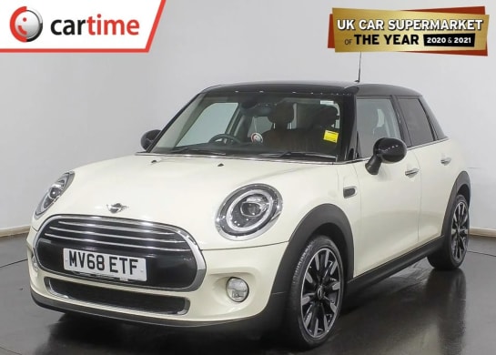 A 2018 MINI HATCH COOPER 1.5 COOPER EXCLUSIVE 5d 134 BHP Â£5,300 Upgraded Extras, Rare Malt Brown Chester Leather Interior, Comfort Pack / Navigation Pack, Sat Nav / DAB / Park