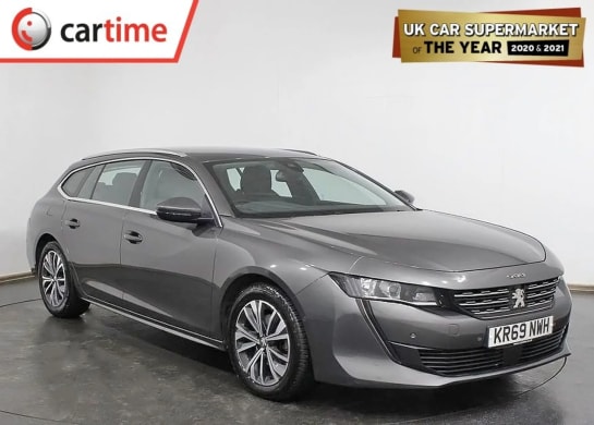 A 2019 PEUGEOT 508 1.6 PURETECH S/S SW ALLURE 5d 179 BHP 10in Satellite Navigation Display, 12.3in Active Information Display, Apple CarPlay / Android Auto, Reverse Came