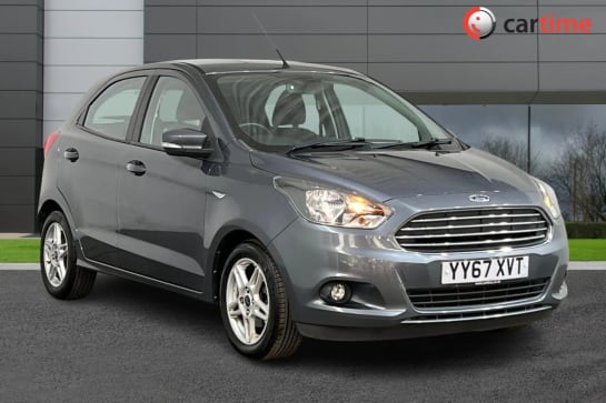 A 2017 FORD KA+ 1.2 ZETEC 5d 84 BHP 4.2in Display Screen, Air Conditioning, DAB / Bluetooth, 15in Alloys, Cruise Control, 15in Alloys, Shadow Black