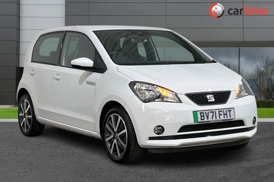 A 2021 SEAT MII BASE 5d 82 BHP DAB - Digital Radio, Bluetooth, Air Conditioning, Rear Parking Sensors, Cruise Control White, 16in Alloys