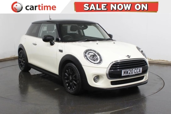 A 2020 MINI HATCH COOPER 1.5 COOPER CLASSIC 3d 134 BHP 6.5in Display, Air Conditioning, 16in Alloys, LED Headlights, DAB / Bluetooth Pepper White, 16in Alloys