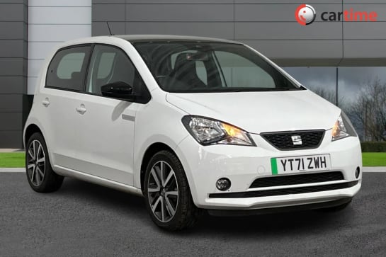 A 2021 SEAT MII BASE 5d 82 BHP DAB - Digital Radio, Bluetooth, Air Conditioning, Rear Parking Sensors, Cruise Control White, 16in Alloys