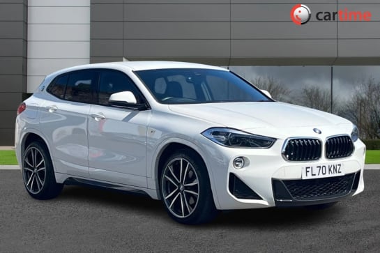 A 2020 BMW X2 2.0 XDRIVE18D M SPORT 5d 148 BHP 8.8in Sat Nav, Leather, DAB / Bluetooth, Park Sensors, Elec Tailgate Alpine White, 18in Alloys