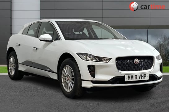 A 2019 JAGUAR I-PACE S 5d 395 BHP Meridian Audio, Sat Nav, 10in Touch Pro, DAB, Park Pack Fuji White, 18in Alloys