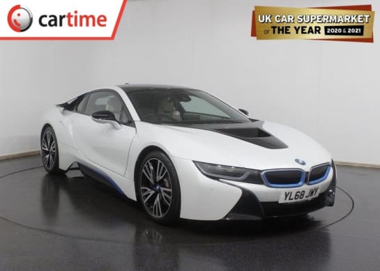 A null BMW I8 1.5 I8 2d 228 BHP Â£1,890 Upgraded Extras, 8.8in Touchscreen Display / Sat Nav, Reversing Camera / Parking Sensors, Crystal White Pearl Effect Paint Fi