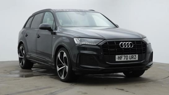 A 2020 AUDI Q7 3.0 TDI QUATTRO S LINE BLACK EDITION MHEV 5d 282 BHP Apple CarPlay / Android Auto, Rear View Camera, Audi Parking System Plus, Audi Virtual Cockpit, F