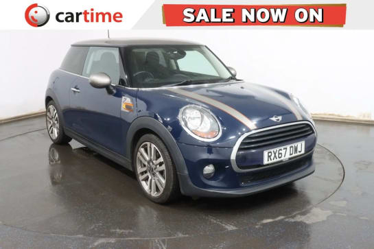 A 2017 MINI HATCH COOPER 1.5 COOPER D SEVEN 3d 114 BHP 4 Speakers, Air Conditioning, Keyless Start, Bluetooth, 15in Alloys 15in Alloys, Lapisluxury Blue