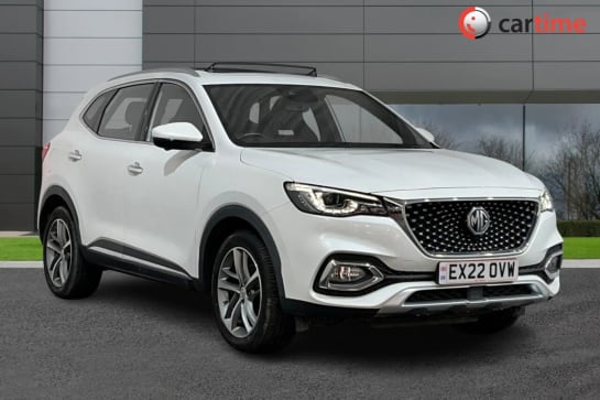 A 2022 MG MG HS 1.5 EXCLUSIVE 5d 255 BHP Blind Spot Detection, Reverse Camera, Heated Seats, Power Tailgate, 10-Inch Touchscreen 18in Alloys, White Pearl